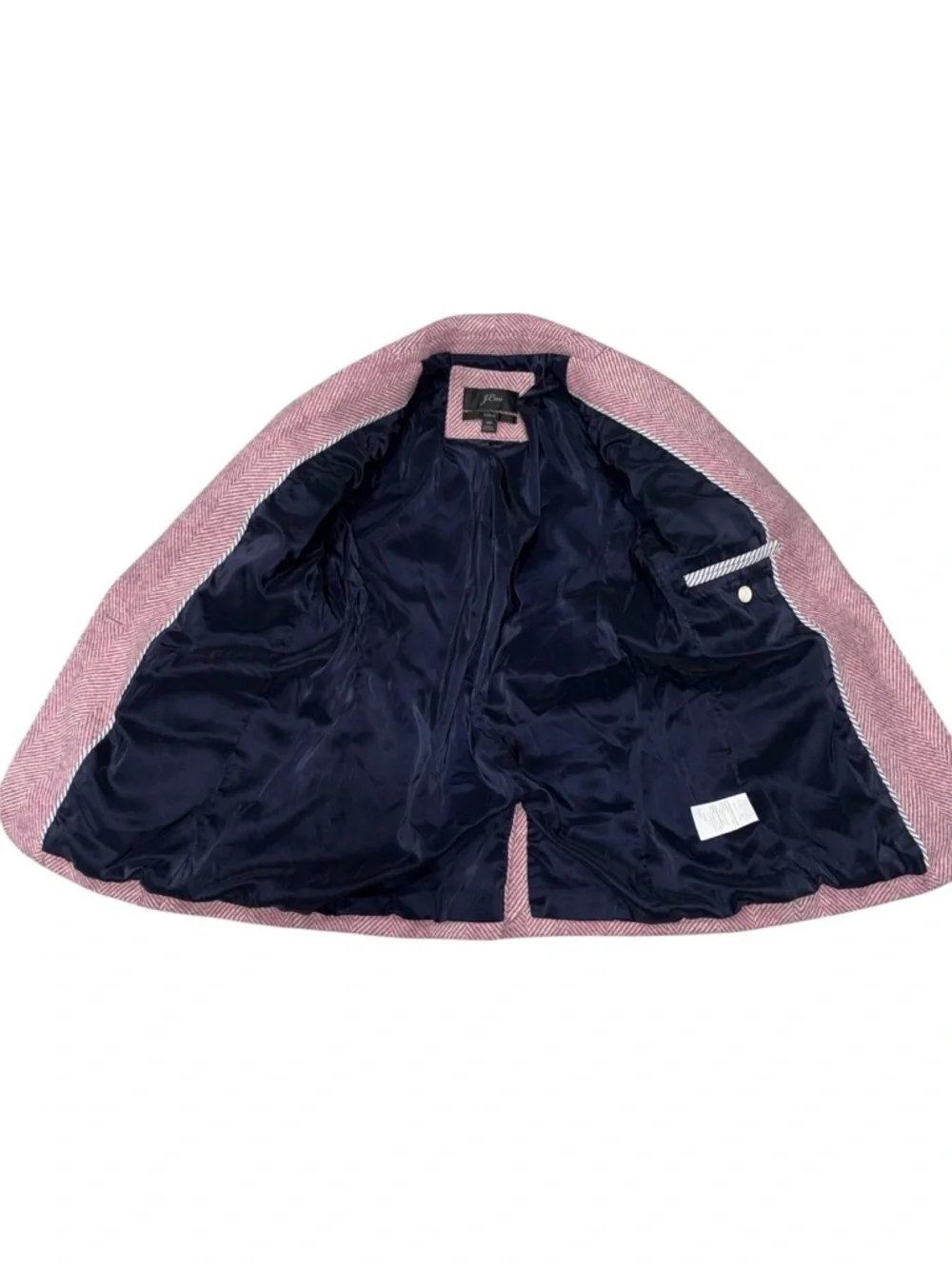 J. Crew Vintage Wool Dusty Pink Tailored Single-Button Blazer Workwear Size 0P